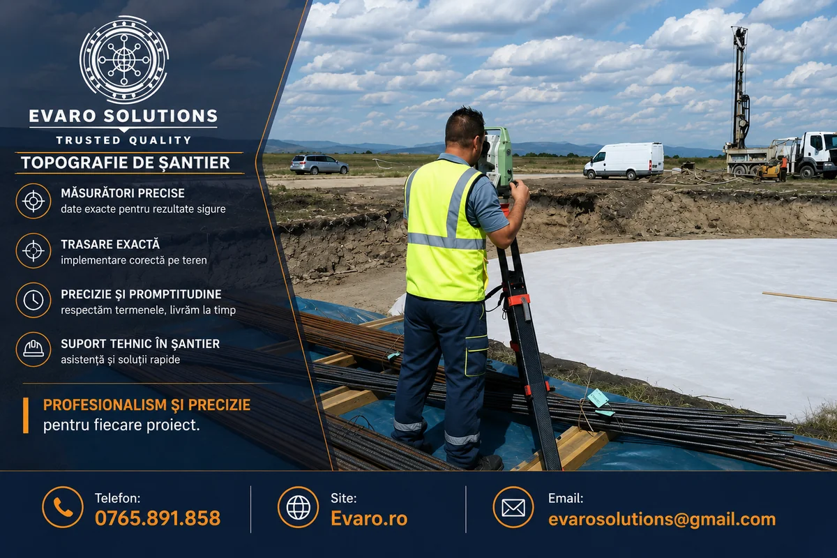 EVARO Solutions - topografie de șantier
